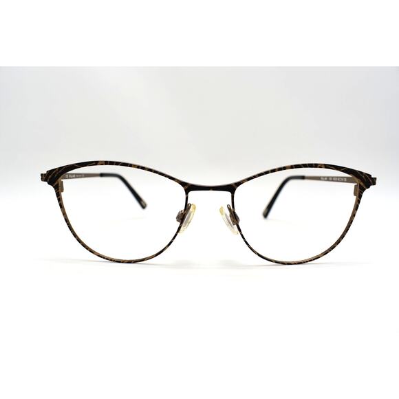 KLiiK 683 M200 49-16-135mm Black/Bronze Eyeglass FRAMES ONLY w/Case - VERY GOOD - Picture 3 of 11